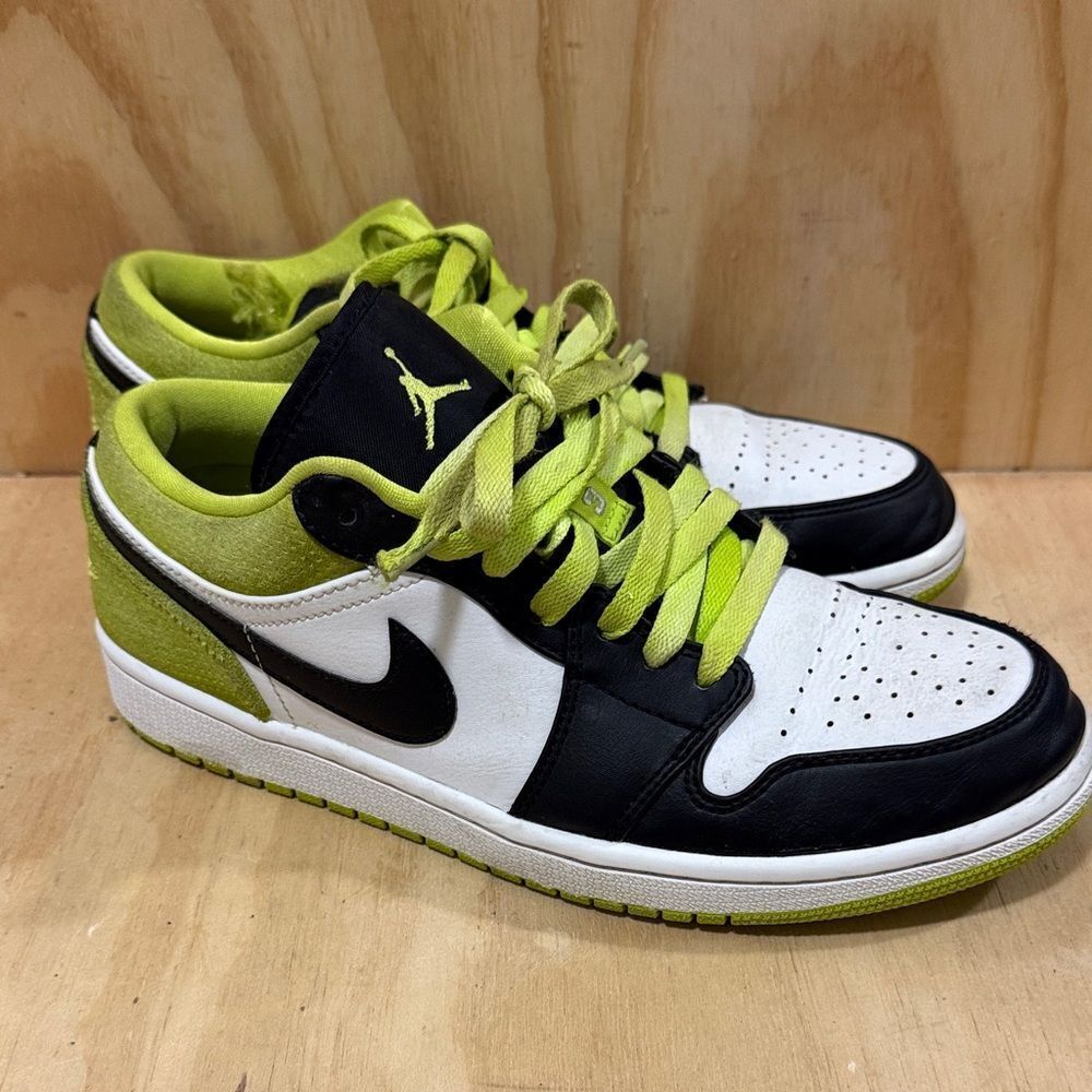 2020 Nike Air Jordan 1 Low SE Black/Black-Cyber-White Size 8 1/2 Men’s